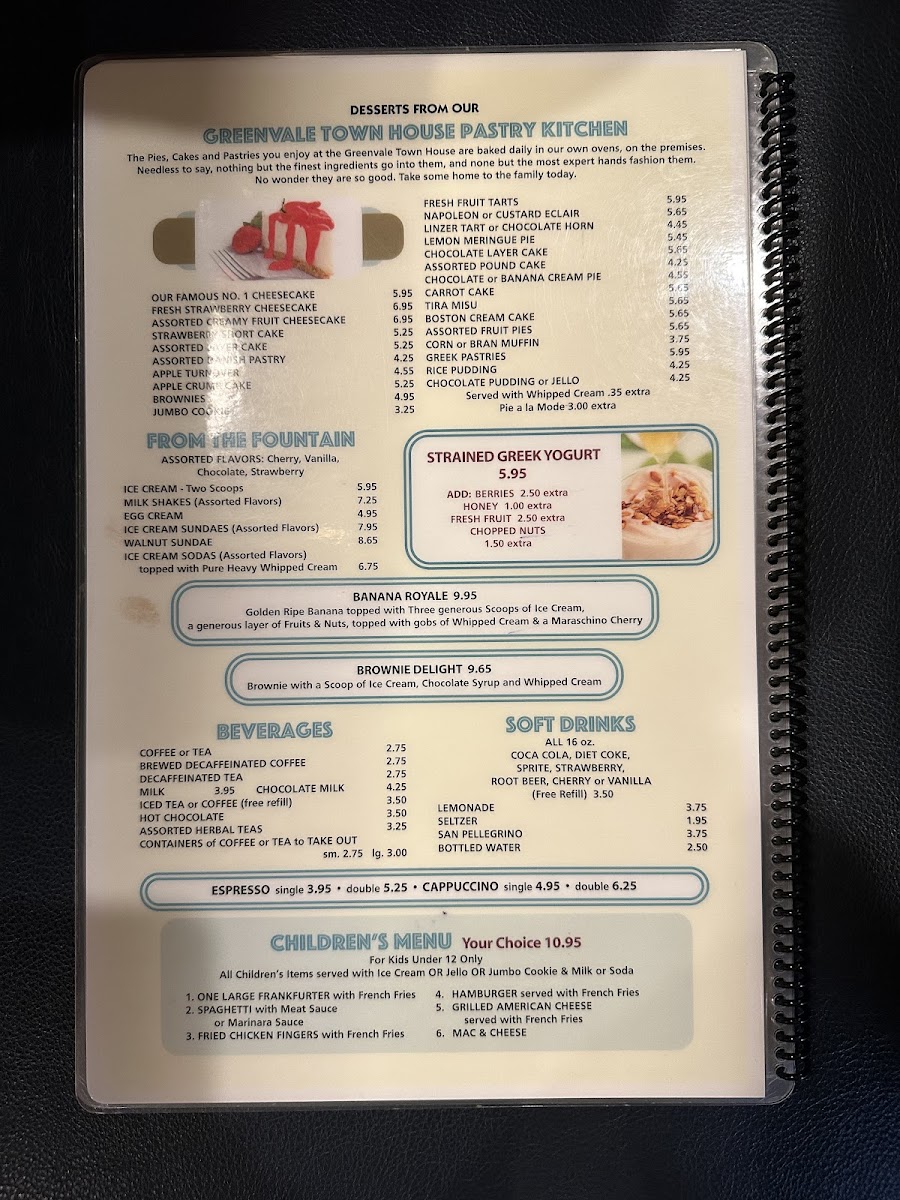 Greenvale Townhouse Restaurant Menu - Image 4